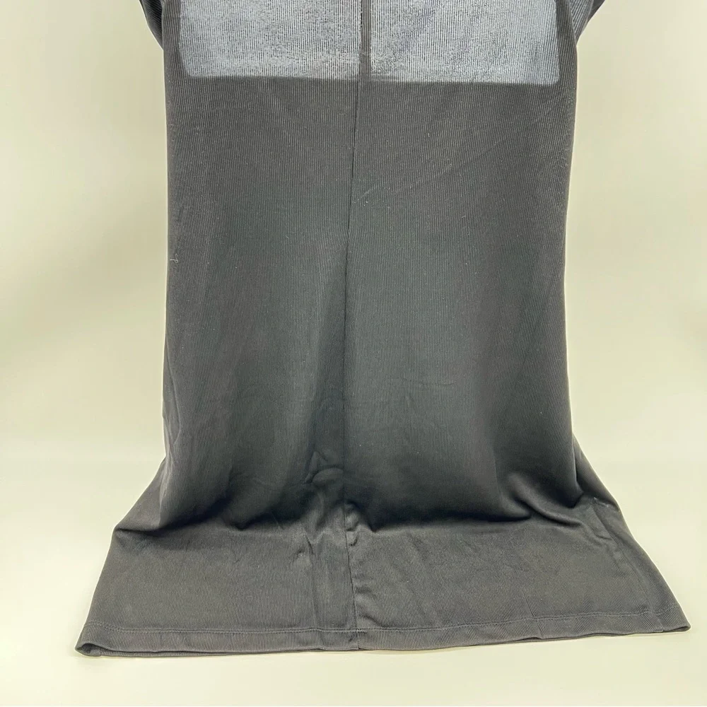 H&M Black Draped Strappy Deep V Slip Dress Top-Size S - Picture 6 of 9